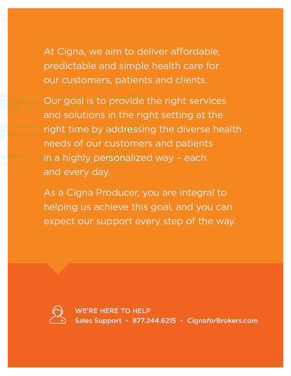 Cigna - Producer Handbook - Page 2
