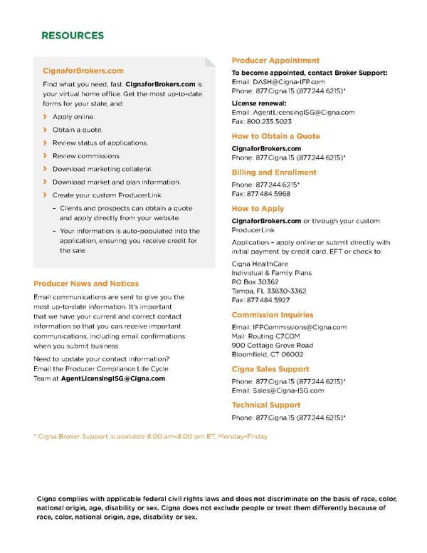 Cigna - Producer Handbook - Page 4
