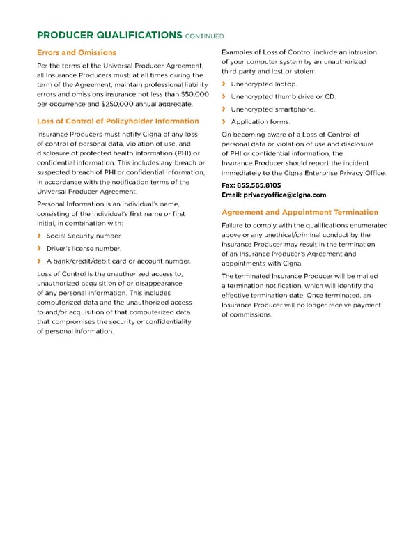 Cigna - Producer Handbook - Page 7